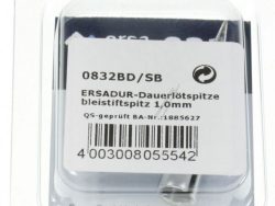 0832BD/ SB VRH LEMILICE 1,0MM ERSA OBLIK VRH OLOVKE