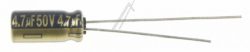 4,7UF-50V EEUFC1H4R7 ELKO RADIAL PAN 105° 5X11MM -ROHS-