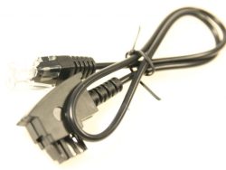 TAE-F ADAPTERKABEL,  RJ-45, 8/ 2, SCHWARZ,  0,5M