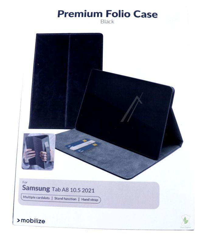 27751 MOBILIZE PREMIUM FOLIO CASE SAMSUNG GALAXY TAB A8 10.5 2021 SCHWARZ