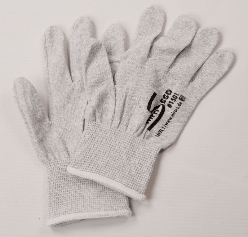 1501-GR7 ESD-STRICKHANDSCHUHE PAAR GRÖSSE 7/ S