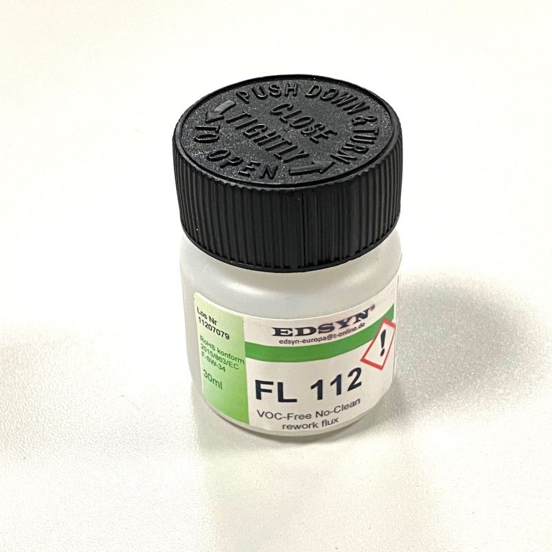 FL 112 FLUX U BOČICI SA ČETKICOM NO-CLEAN VOC-FREI,  30ML