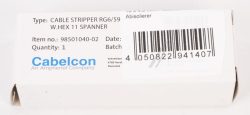 94140 CABELCON /  SET 4,9MM / 10 STECKER INKL. ABISOLIERER