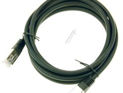 PATCHKABEL CAT6, RJ45, S/ FTP (PIMF),  SCHWARZ,  2M,  LSOH