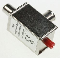DÄMPFUNGSREGLER 0-20DB 0,1-870MHZ KOAX-IEC-ANSCHLUSS
