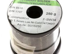 SN60PB38CU2 SU 15250 LÖTDRAHT 1,5MM 250G