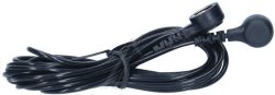 ESD-GLATTKABEL MIT 2X10MM DK,  LÄNGE 1500MM