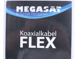 100205 KOAXIALKABEL FLEX 10 M MIT 2 F-STECKERN – HOCHFLEXIBEL FÜR DEN MOBILEN EINSATZ