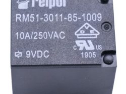9VDC 10A-250VAC RM51-3011-85-1009 RELEJ,  1 OTVOR