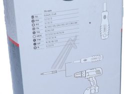 2607017320 BITSATZ 37-TEILIG MIT BIT-HANDHALTER IN AUFBEWAHRUNGSKASSETTE,  BIT-LÄNGE 75 MM