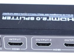 HDMI 2.0 VERTEILER 2FACH 1X IN – 2X OUT,  3D,  4K*2K@60HZ