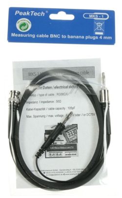 MKS-1 MESSKABEL MIT BANANENSTECKER