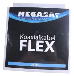 100206 KOAXIALKABEL FLEX 20 M MIT 2 F-STECKERN - HOCHFLEXIBEL FÜR DEN MOBILEN EINSATZ