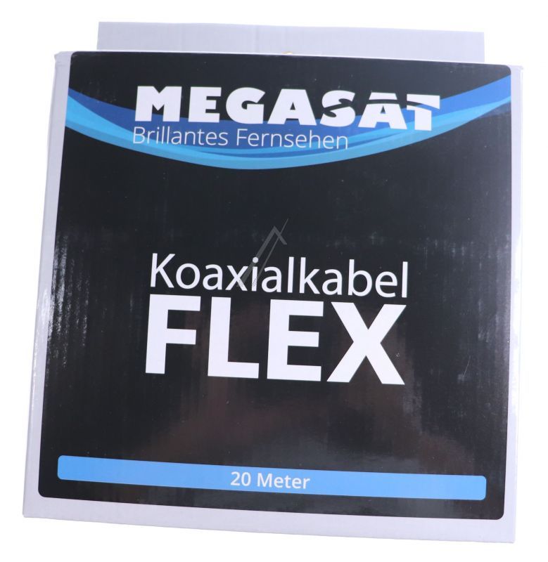 100206 KOAXIALKABEL FLEX 20 M MIT 2 F-STECKERN - HOCHFLEXIBEL FÜR DEN MOBILEN EINSATZ