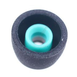 504850501 EAR PIECE (M),  NOISE ISOLATION (NOISE ISOLATION EARBUD TIP: SIZE M) (1 PIECE) (OUTSIDE: BLACK/ INSIDE: GREEN) (FOR BLACK)