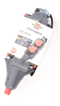 PROFESSIONAL 9837570010 POWERBLOCK/  VERTEILERSTECKDOSE 4-FACH (BAUSTELLENEINSATZ UND STÄNDIGER EINSATZ IM FREIEN,  IP54)