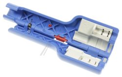 52002001 WEICON COAX-STRIPPER NO.1 FPLUS FÜR MINI COAX,  BLAU/ ROT, GRAUES MODUL