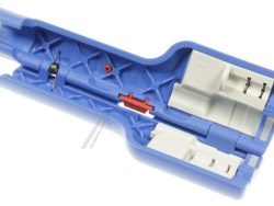52002001 WEICON COAX-STRIPPER NO.1 FPLUS FÜR MINI COAX,  BLAU/ ROT, GRAUES MODUL