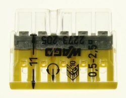 2273-205 5-LEITER-VERBINDUNGSKLEMME 0,5-2,5MM² 1 STÜCK