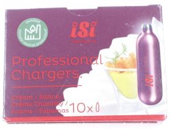 17008182 PATRONE SAHNEKAPSELN ISI PROFESSIONAL CHARGERS 10 STÜCK