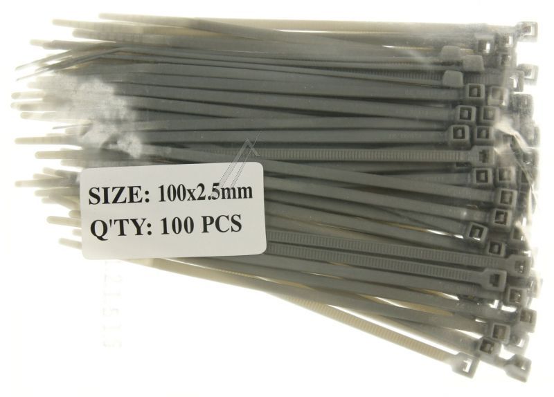 KB-100X2,5 81002508C KABELBINDER ROBUST 100X2,5MM GRAU 100 STÜCK