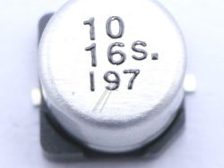10UF-16V EEE-1CA100NR SMD-ELKO BIPOLAR 85° 5X5,4MM