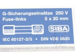 0,8A-T OSIGURAČ PRECIZNI (FEINSICHERUNG) 5 × 20 MM,  PAKOVANJE: 10 KOMADA – ROHS USKLAĐEN.