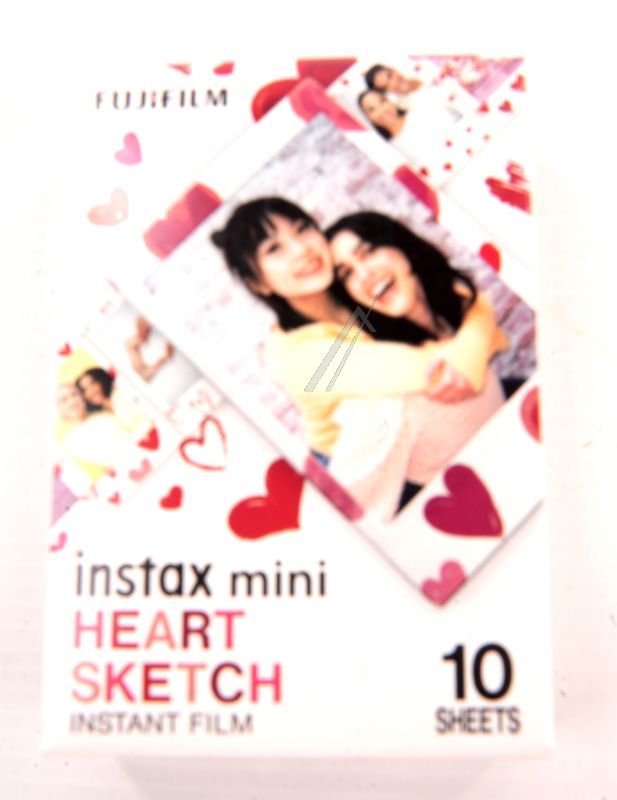 16799926 FUJIFILM INSTAX MINI FILM HEART SKETCH