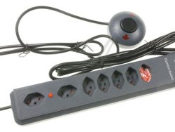 ECO-LINE 1159452616 COMFORT SWITCH STECKDOSENLEISTE 6-FACH ANTHRAZIT 2M *CH*