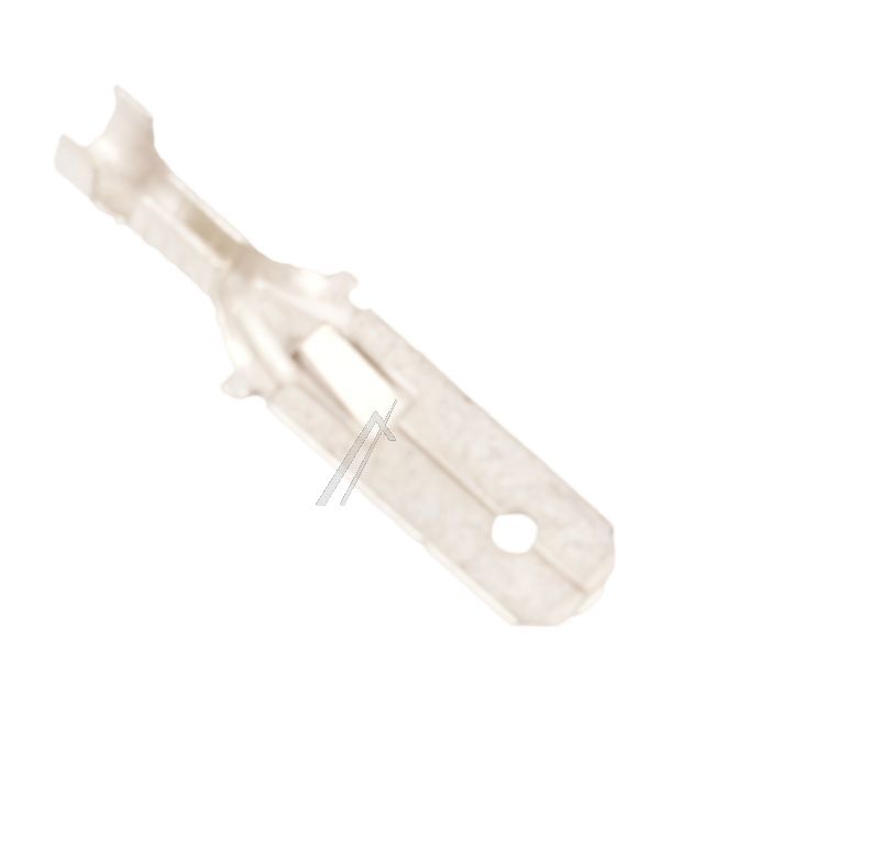 FLACHSTECKER MÄNNLICH 6,3MM BREIT X 0,8MM FÜR 1,5-2,5MM² MESSING GALVANISCH VERZINNT