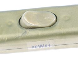 199604 SCHNURSCHALTER GOLDFARBIG 2A 1-POLIG