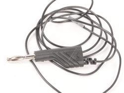 MAL N 4-0,64/ 100-0,25 SERIES 934160100 MESSLEITUNG,  0.64MM-VIERKANTBUCHSE AUF 4MM-BANANENSTECKER,  SCHWARZ,  60V,  3A,  1M