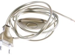144010 NETZKABEL/ STROMKABEL 220V 2P   (KIPP-)SCHALTER 1,5M GOLD