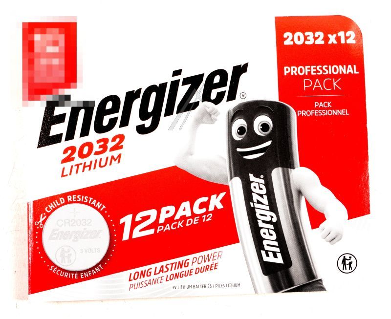CR2032 E304263600 ENERGIZER SPECIJALNA LITIJUMSKA BATERIJA CR2032, PAKOVANJE OD 12 KOMADA