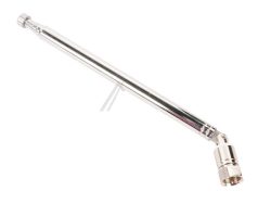 5490001 DAB  / UKW-TELESKOPANTENNE MIT F-ANSCHLUSS,  SCHRAUBBAR ERSATZTEILE