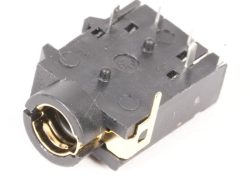 SJ3-35093BG KLINKENBUCHSE AUDIO JACK 3.5MM DURCHSTECKMONTAGE 3 LEITER 2 SCHALTER