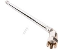5490001 DAB  / UKW-TELESKOPANTENNE MIT F-ANSCHLUSS,  SCHRAUBBAR ERSATZTEILE