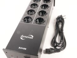 X4100B 207410 HIFI-STECKDOSENLEISTE, SCHWARZ