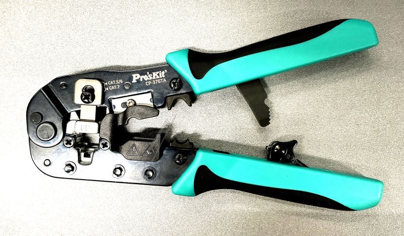 CP-376TA CAT.7 MODULAR NETZWERKSTECKER CRIMP-WERKZEUG
