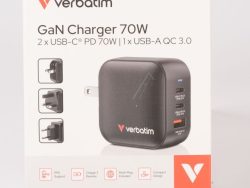 32229 GAN LADEGERÄT 70W 2X USB-C, 1X USB-A, PD, QC, PPS, MINI