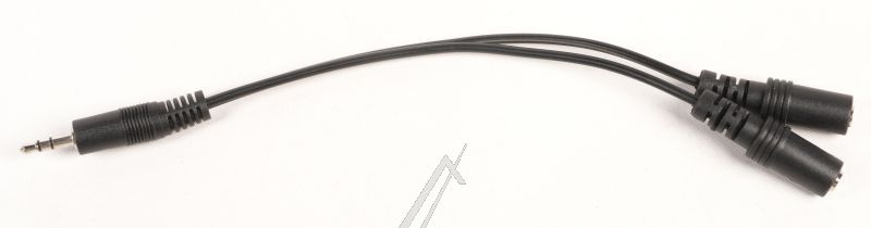 3,5MM-KLINKENSTECKER STEREO/ 2X3,5MM KLINKENKUPPLUNG ADAPTER 0,2M