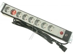 1156057128 PREMIUM-LINE 19″ STECKDOSENLEISTE 8-FACH MIT KALTGERÄTESTECKER