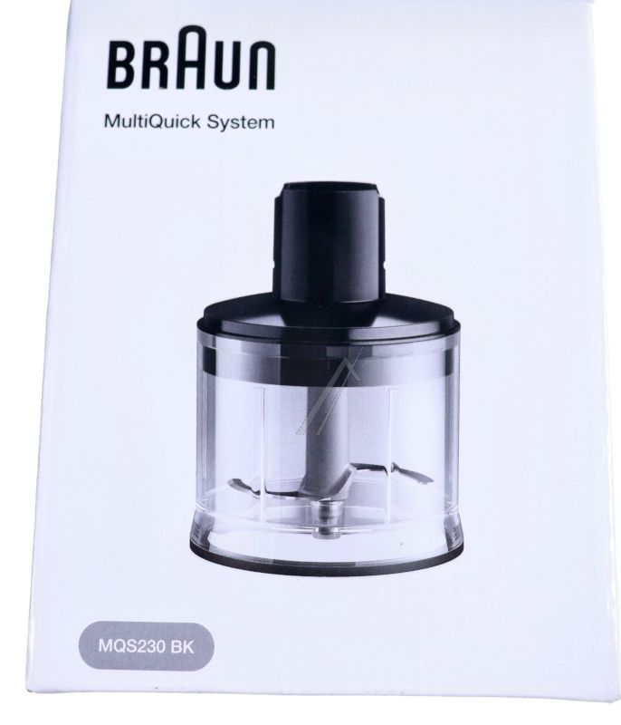 MQS230BK AX22110050 ZERKLEINERER KOMPLETT 500ML FÜR BRAUN STABMIXER TYP 4200, HB701, HB901, AX22110050