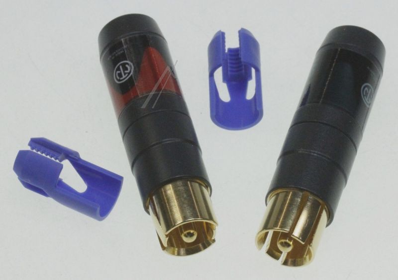 NF2C-B/ 2 PROFESSIONELLER CINCH (RCA) KABELSTECKER