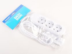 387.270 SMART 3-FACH STECKDOSENLEISTE 1,5M WEISS