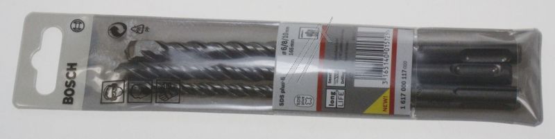 1.617.000.117 SDS-PLUS HAMMERBOHRER-SET 3-TEILIG 6MM 8MM 10MM X 165MM