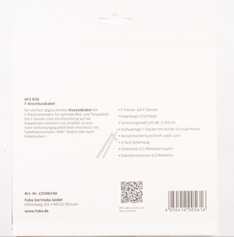 AFS 050 22506240 F-ANSCHLUSSKABEL 0,50M