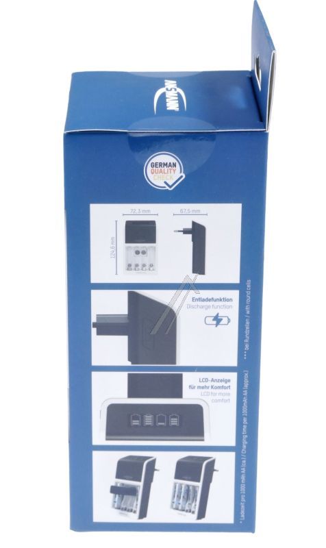 COMFORT PLUS 1001-0094 NIMH-SCHNELLLADER FÜR 1-4X AAA/ AA ODER 1-2X AAA/ AA UND 1X 9V-BLOCK