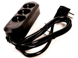 387.170 SMART 3-FACH STECKDOSENLEISTE 1,5M SCHWARZ