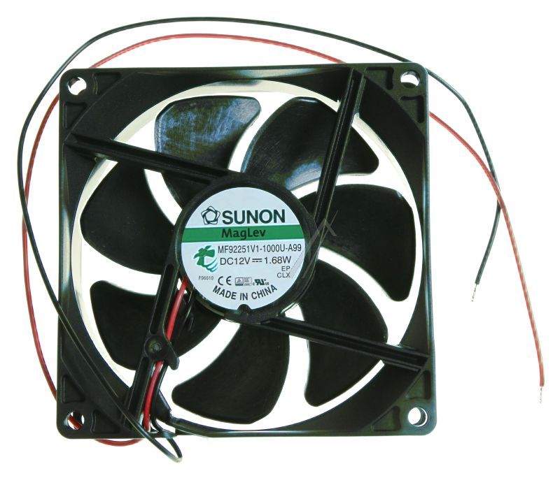 MF92251V1-10000-A99 VENTILATOR 12 V, VAPO LEŽAJ, 92× 92× 25MM DC AKSIJALNI